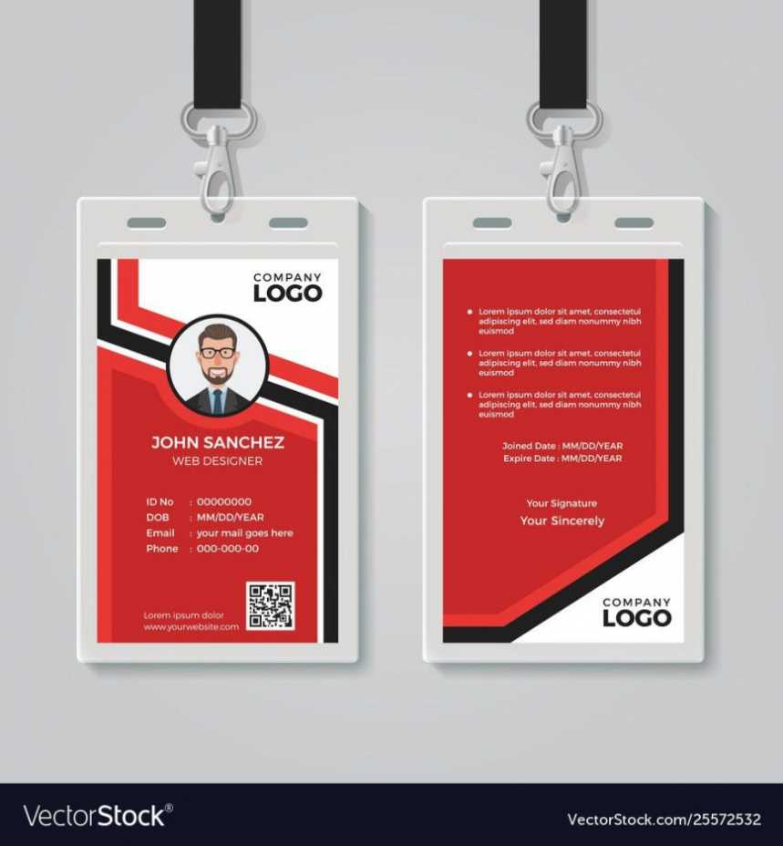 Id Card Template Free Download ~ Addictionary with regard to Id Card Template Word Free