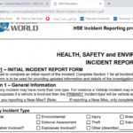 Incident Report Form - Hsse World for Health And Safety Incident Report Form Template