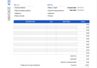 Invoice Templates | Download, Customize &amp; Send | Invoice Simple regarding Free Downloadable Invoice Template