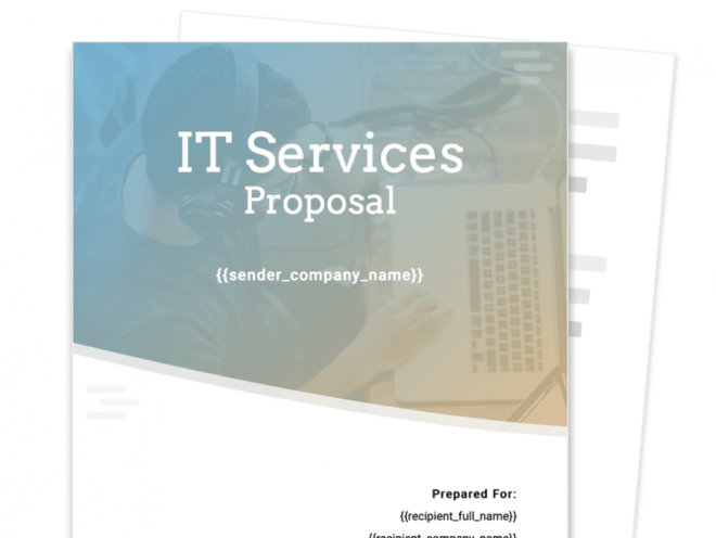 It Services Proposal Template - [Free Sample] | Proposable pertaining to Technology Proposal Template