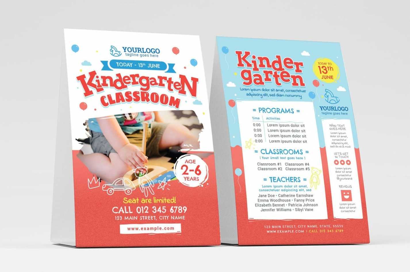 Kindergarten Flyer Template