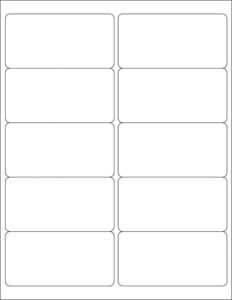 Labels 8 Per Sheet Template Word