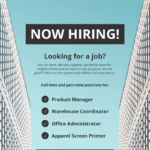 Laneway Now Hiring Flyer within Job Posting Flyer Template