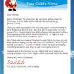 Letter From Santa Template ~ Addictionary throughout Letter From Santa Template Word