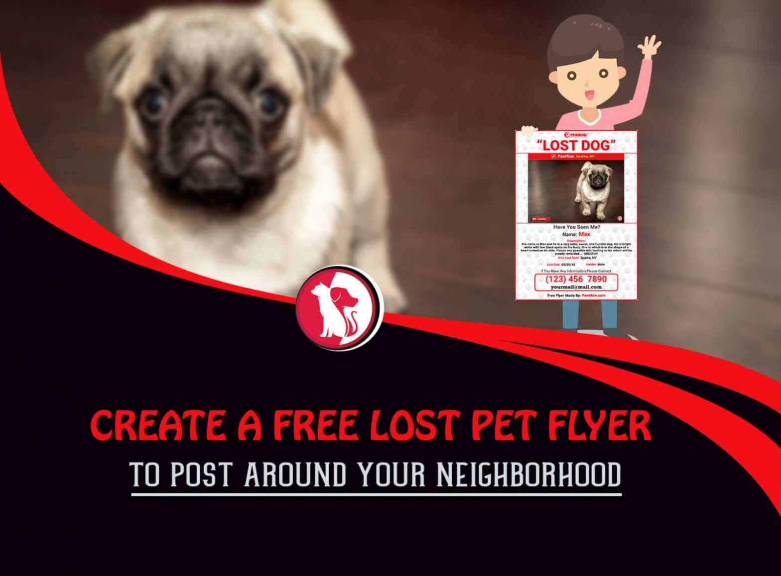 Lost Dog Flyer Template ~ Addictionary for Lost Pet Flyer Template