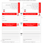 Magnetic Emergency Refrigerator Card - Fill Out And Sign Printable Pdf  Template | Signnow regarding Emergency Contact Card Template