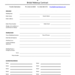 Makeup Artist Contract - Fill Out And Sign Printable Pdf Template | Signnow throughout Free Makeup Wedding Contract Templates