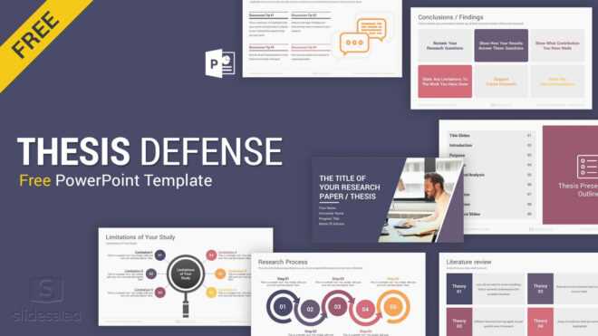 Master'S Thesis Defense Free Powerpoint Template Design for Powerpoint Templates For Thesis Defense