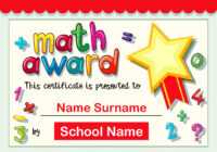 Math Certificate Free Vector Art - (40 Free Downloads) intended for Math Certificate Template