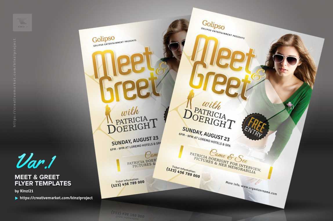 Meet And Greet Flyer Template ~ Addictionary regarding Meet And Greet Flyer Template