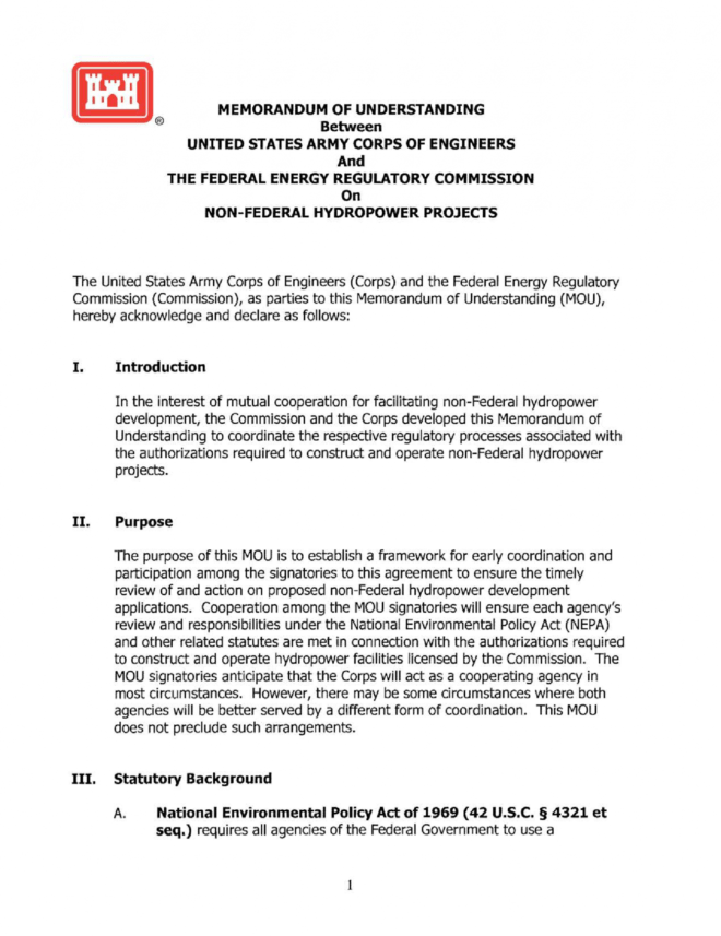 Memorandum Of Understanding Between The United States Army intended for Memorandum Of Agreement Template Army
