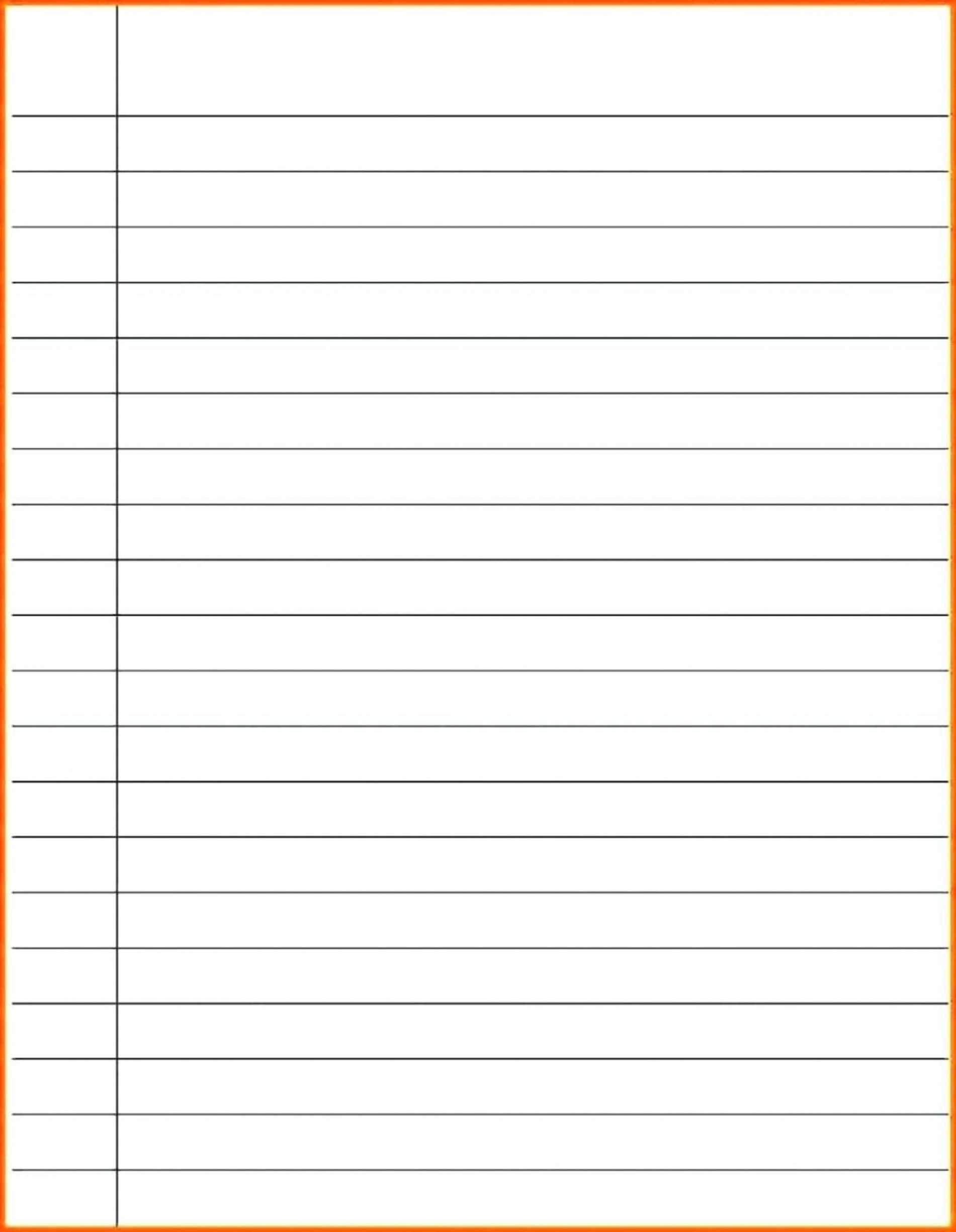 4X6 Note Card Template Word