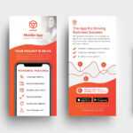 Mobile App Dl Card Template V2 - Psd, Ai, Vector - Brandpacks throughout Dl Card Template