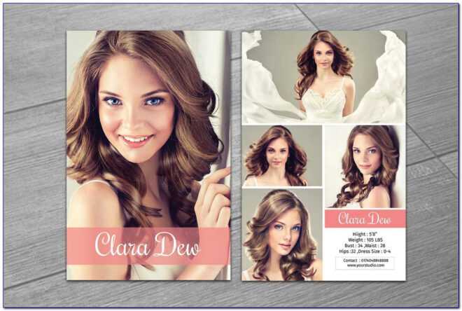 Model Comp Card Template Psd Free | Vincegray2014 inside Free Model Comp Card Template Psd