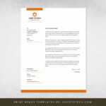Modern Letterhead Template In Microsoft Word Free - Used To Tech pertaining to Microsoft Office Letterhead Templates