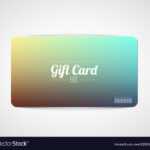 Modern Simple Gift Card Template Royalty Free Vector Image intended for Gift Card Template Illustrator