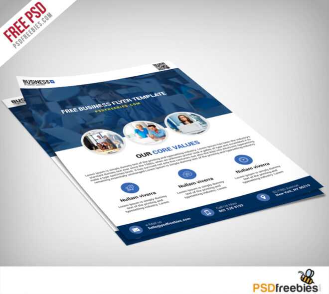 Multipurpose Business Flyer Free Psd Template | Psdfreebies regarding New Business Flyer Template Free