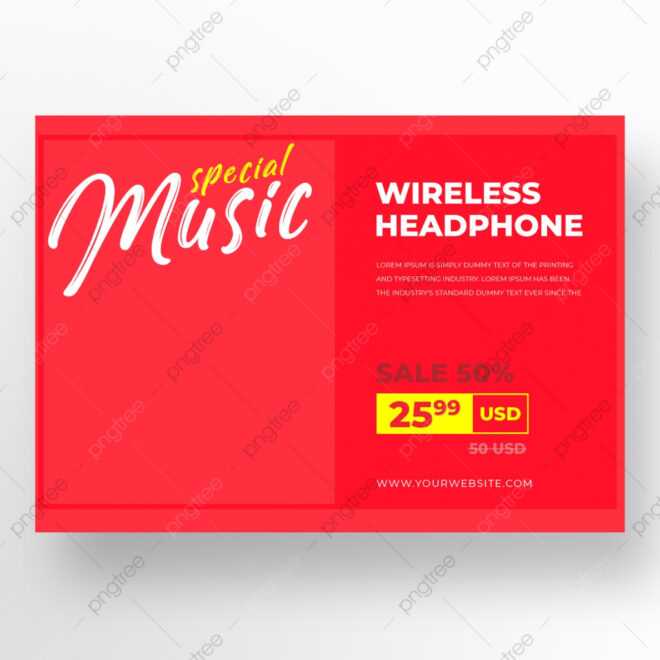 Music Product Banner Template Template Download On Pngtree within Product Banner Template