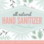 Natural Hand Sanitizer Recipe regarding Hand Sanitizer Label Template
