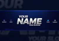 New Free 2018 Youtube Banner Template! - (Free Youtube Banner Template Psd) intended for Youtube Banners Template