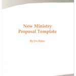 New Ministry Proposal Template - Sacred Structures By Jim intended for Ministry Proposal Template