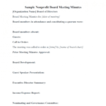 Nonprofit Board Meeting Minutes Template | Diligent Insights pertaining to Non Profit Board Meeting Minutes Template