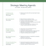 Nonprofit Environmental Board Meeting Agenda Template with Consent Agenda Template