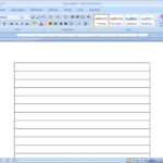 Notebook Paper Template For Word 2010 - Professional Plan with regard to Notebook Paper Template For Word 2010