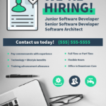 Now Hiring Flyer Template for Hiring Flyer Template