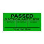 Pat Test Passed A4 Sheet Labels for Pat Testing Labels Template