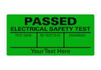 Pat Test Passed A4 Sheet Labels for Pat Testing Labels Template