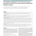Pdf) Risk Sharing Arrangements For Pharmaceuticals pertaining to Risk Sharing Agreement Template