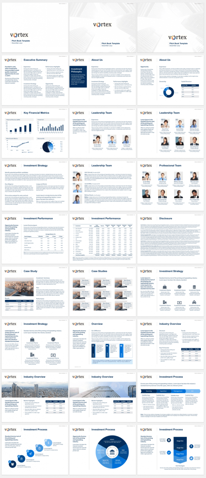Pitch Book Template Example For Investment Banking Pitch inside Powerpoint Pitch Book Template