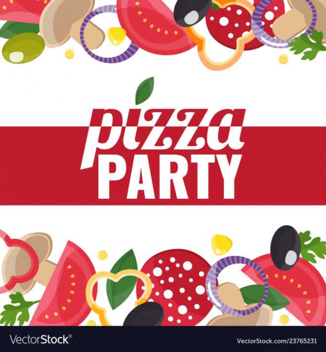 Pizza Party Flyer Template Free