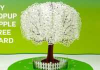 Pop-Up Apple Tree Card Tutorial (3D Sliceform On The Cricut) inside Pop Up Tree Card Template