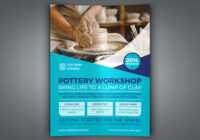 Pottery Workshop Flyer Template intended for Workshop Flyer Template