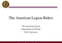 Ppt - The American Legion Riders Powerpoint Presentation with regard to American Legion Letterhead Template