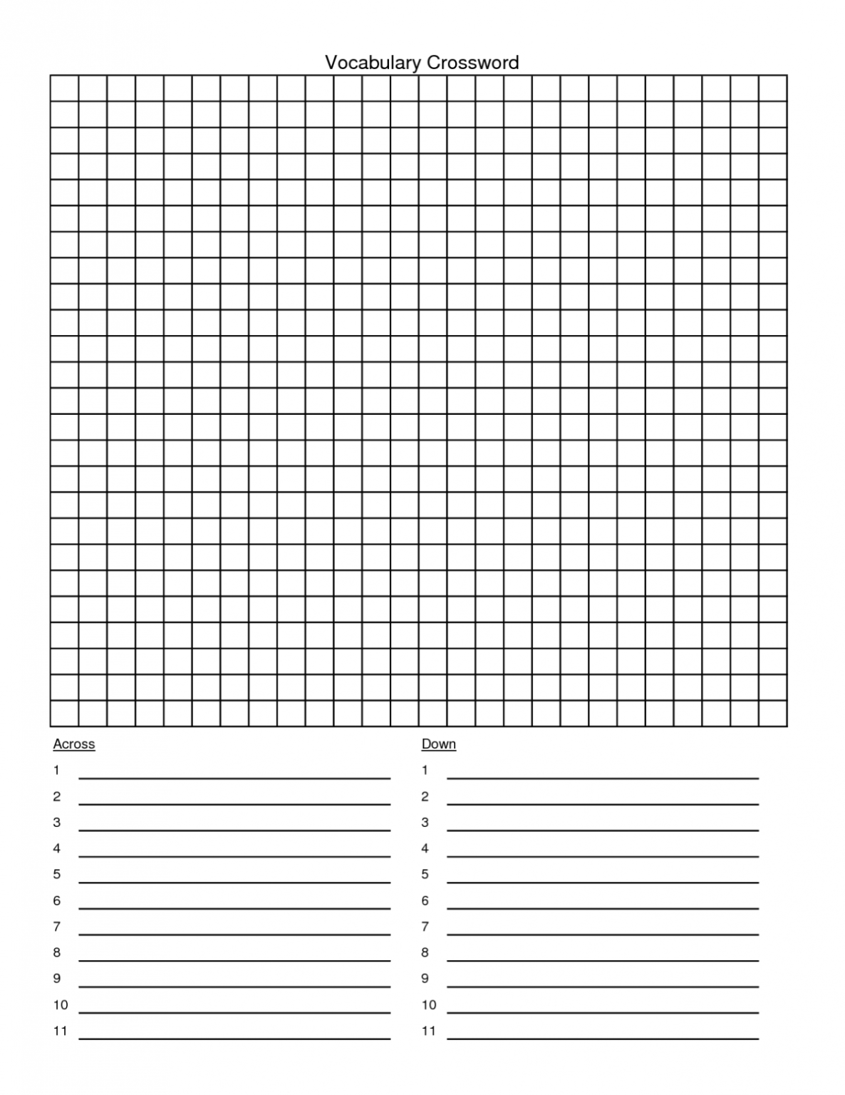 Printable Blank Word Search Template Word Search Printable For Blank