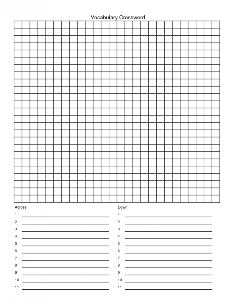 Printable Blank Word Search Template Word Search Printable For Blank