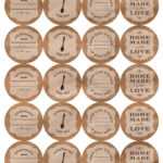 Printable Canning Jar Labels with Templates For Labels For Jars