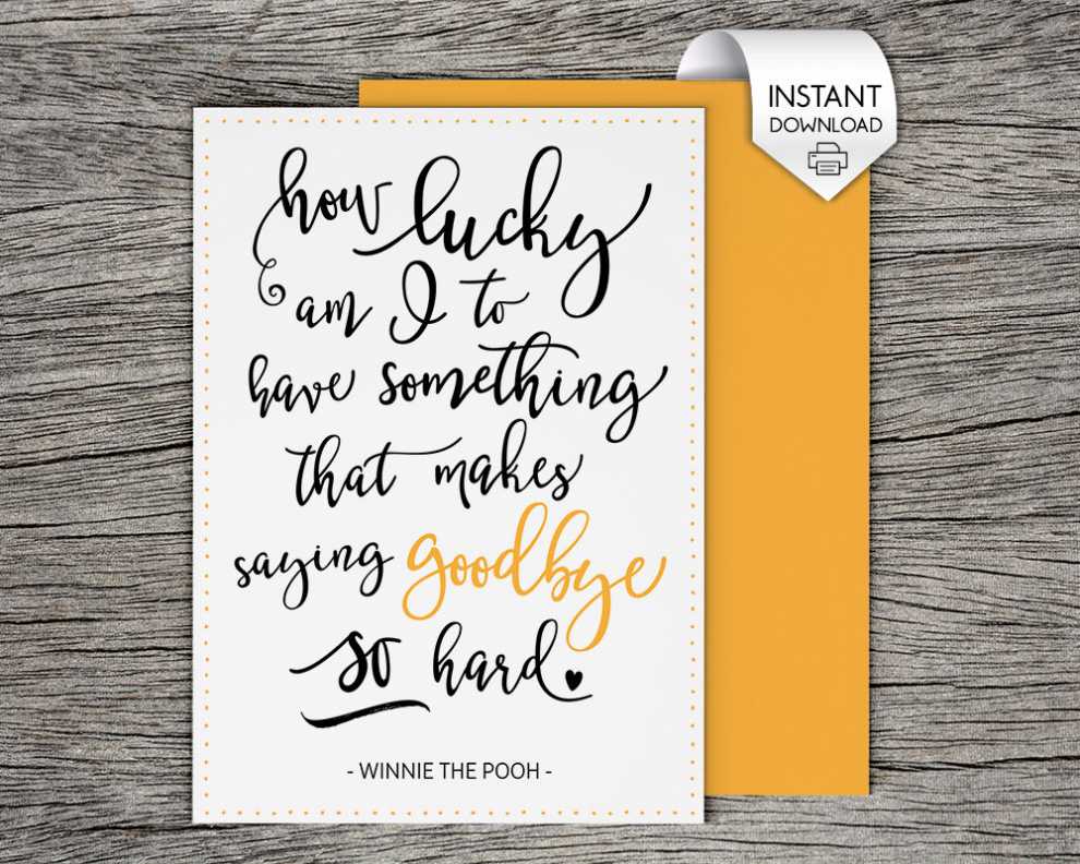 Printable Good Bye Cards - Lewisburg District Umc throughout Goodbye Card Template
