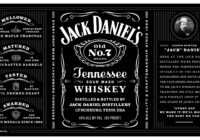 Printable Jack Daniels Label - Pensandpieces for Blank Jack Daniels Label Template