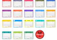 Printable Moving Box Labels | Low Budget Movers regarding Moving Box Label Template