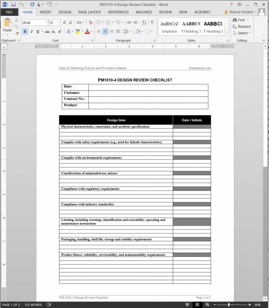 free-standard-operating-procedure-template-word-2010