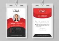Professional Employee Id Card Template Royalty Free Vector pertaining to Work Id Card Template