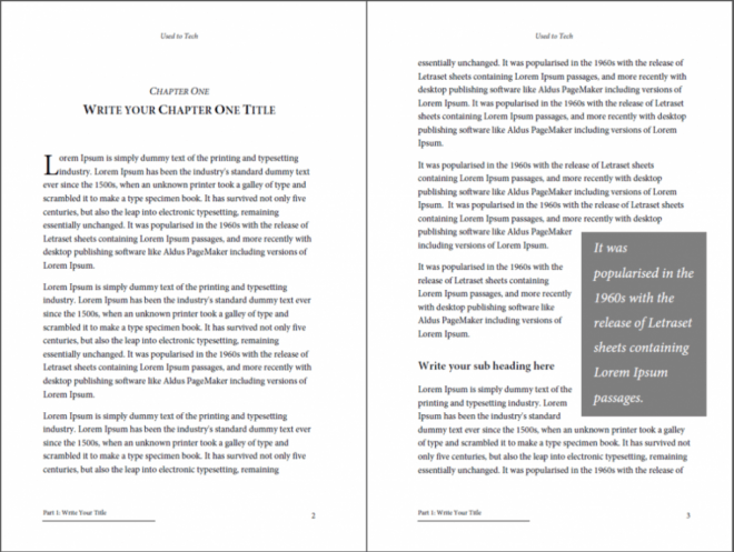 How To Create A Book Template In Word