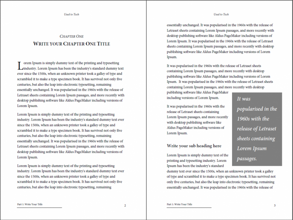 How To Create A Book Template In Google Docs