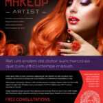Professional Makeup Artist Flyer Template | Mycreativeshop in Makeup Artist Flyer Template Free