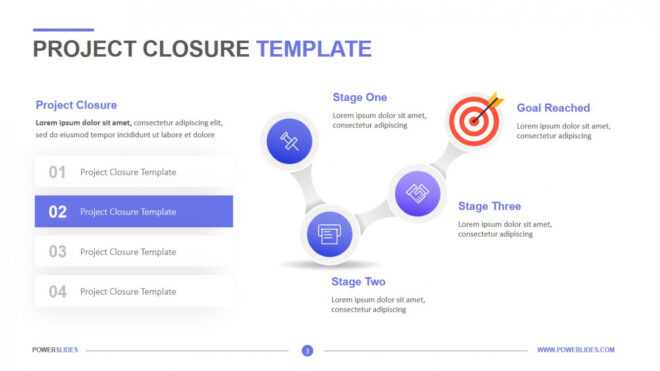 Project Closure Template | 7,000+ Slides | Powerslides™ with Project Closure Report Template Ppt