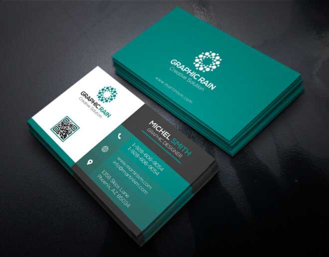 Psd Business Card Template On Behance intended for Photoshop Name Card Template